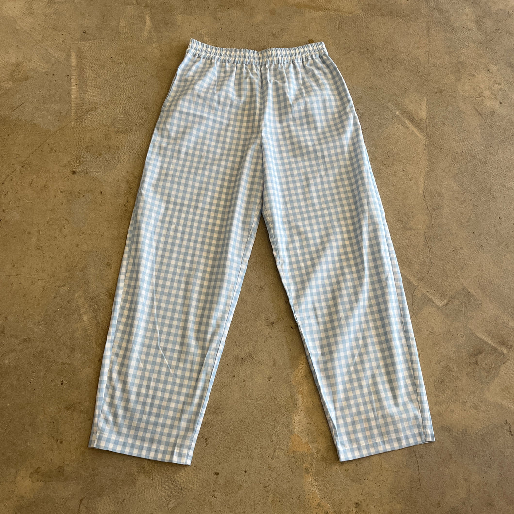 Yoke Studio - Gingham Cotton Toni Trousers
