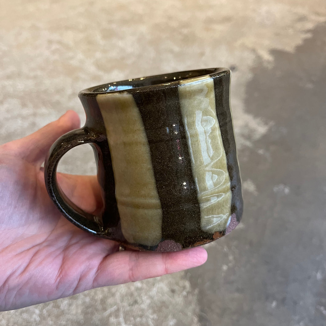 Lily Pearmain - Red Stripe Glaze Mug