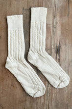 Load image into Gallery viewer, Elwin - Natural Undyed Alpaca Bed Socks
