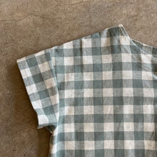 Load image into Gallery viewer, Seen Studio - The Aurora Seafoam Check Top
