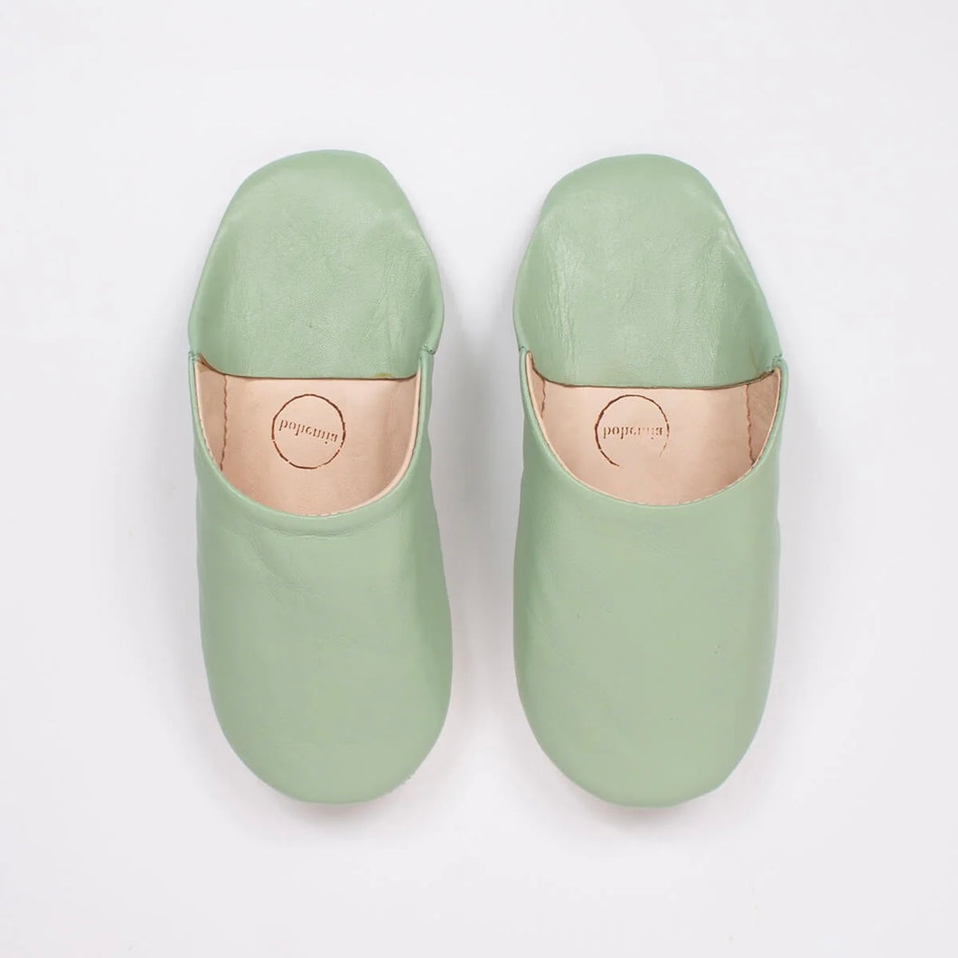 Bohemia Design - Babouche Slippers In Sage Green