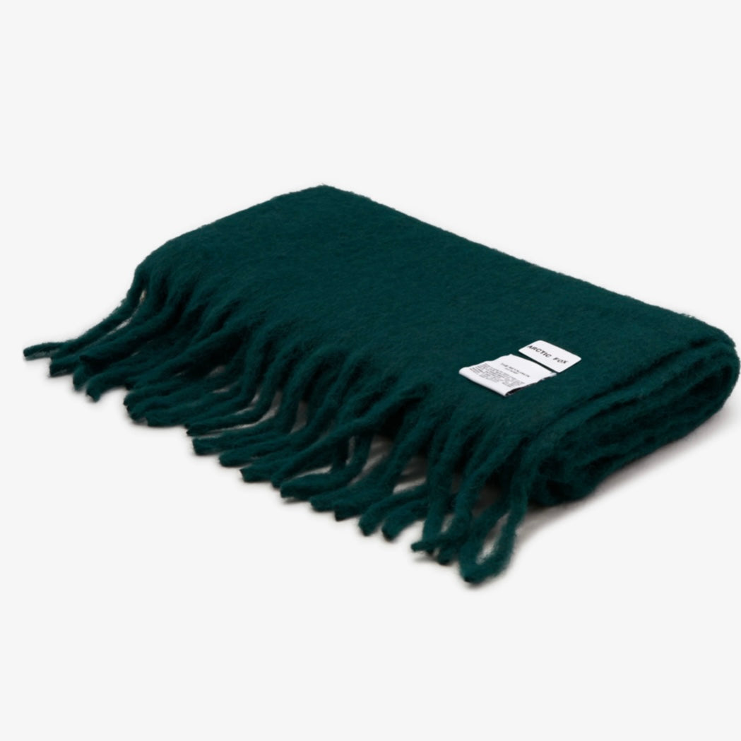 Arctic Fox - The Reykjavik Wool Scarf In Dark Forest