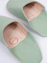 Load image into Gallery viewer, Bohemia Design - Babouche Slippers In Sage Green
