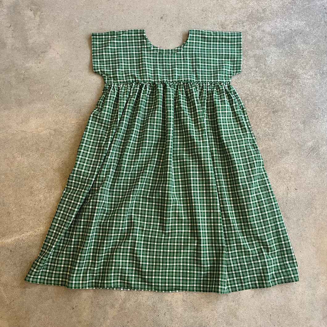 House Of Flint - The Swing Dress Green Check