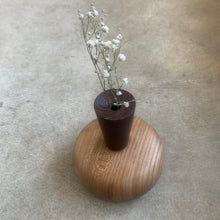 Load image into Gallery viewer, Gould N Lathe Woodwork - Elm and Pangapanga Wood Stem Vase
