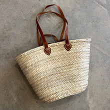 Load image into Gallery viewer, Moroccan Woven Double Strap Basket
