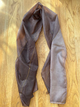 Load image into Gallery viewer, Nabila Molinero - 100% Silk Scarf In Grey
