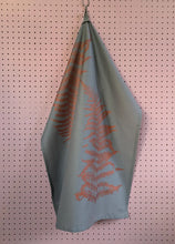 Load image into Gallery viewer, Kez Prints - Copper Fern Cotton Tea Towel
