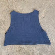 Load image into Gallery viewer, Seen Studio - The Cropped Tank In Aegean Blue
