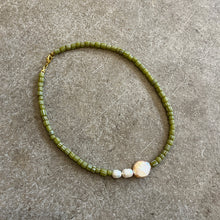 Load image into Gallery viewer, Third Drawer Up - Glass And Coin Pearl Beaded Necklaces
