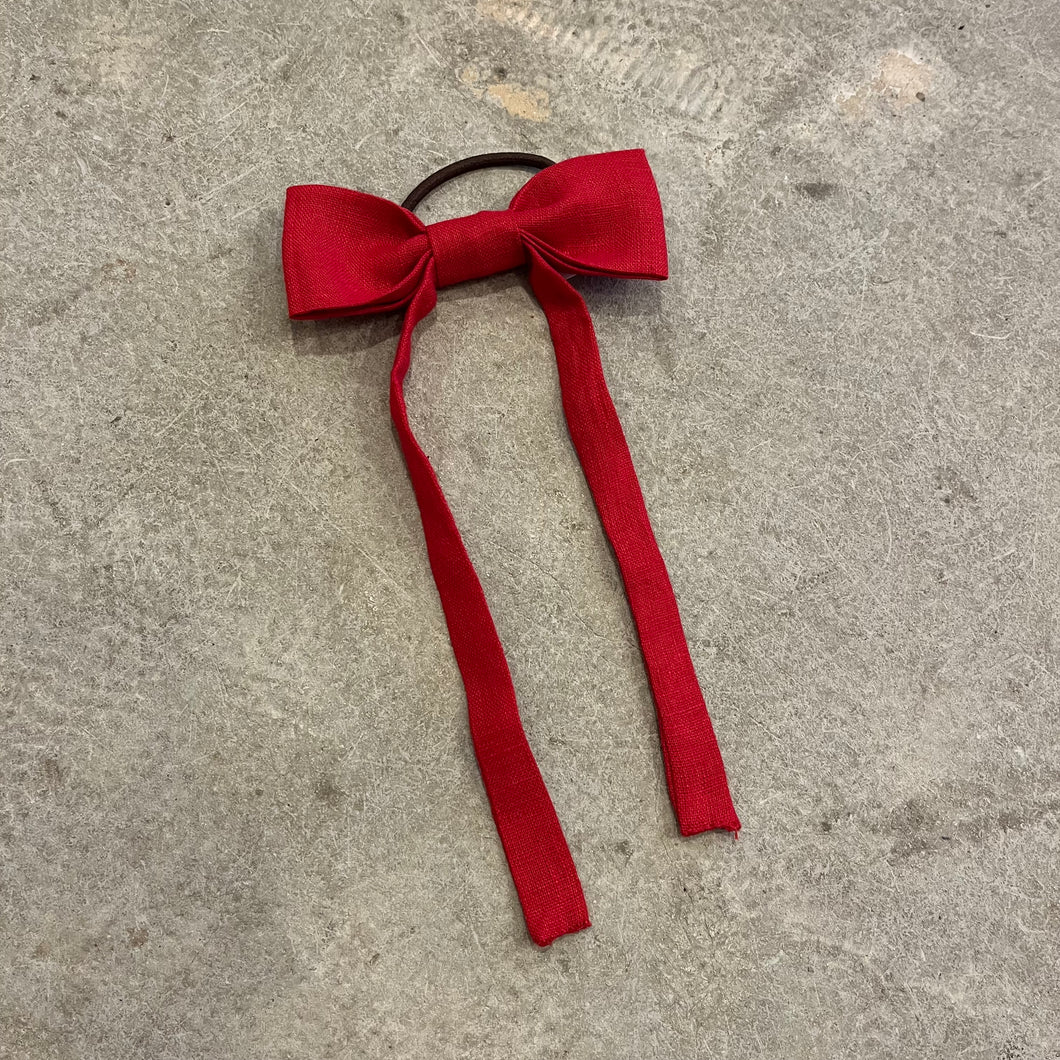 Melodie - Linen Bow Hair Band