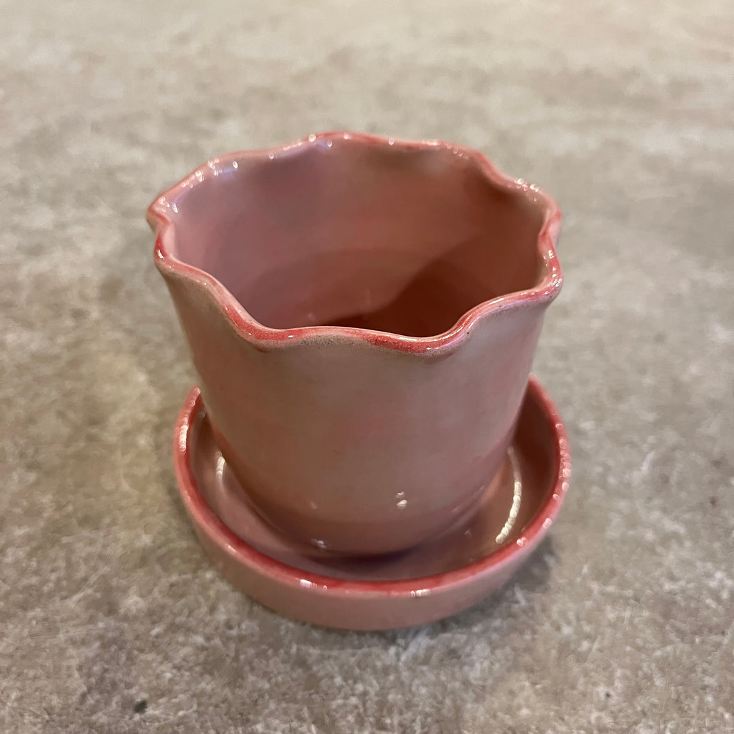 East Creations - Plant Pot And Tray