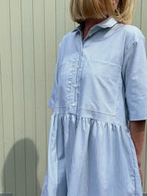 Load image into Gallery viewer, Charl Knitwear - Sailor Stripe Dress In Green
