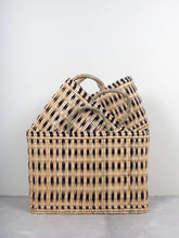 Load image into Gallery viewer, Bohemia Design - Woven Reed Indigo Basket
