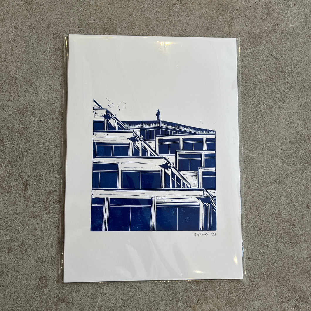 Bosanko Prints - Norwich UEA Lino Print