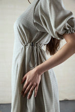 Load image into Gallery viewer, Rosana Exposito - Drawstring Smock Dress In Check
