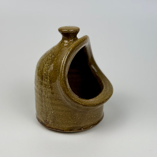 Lily Pearmain - Glaze Salt Pig In Nicotine Inlay Stripe