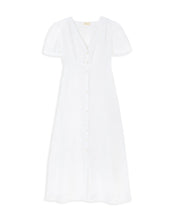 Load image into Gallery viewer, Má + Lin - Daisy Dress In White Linen
