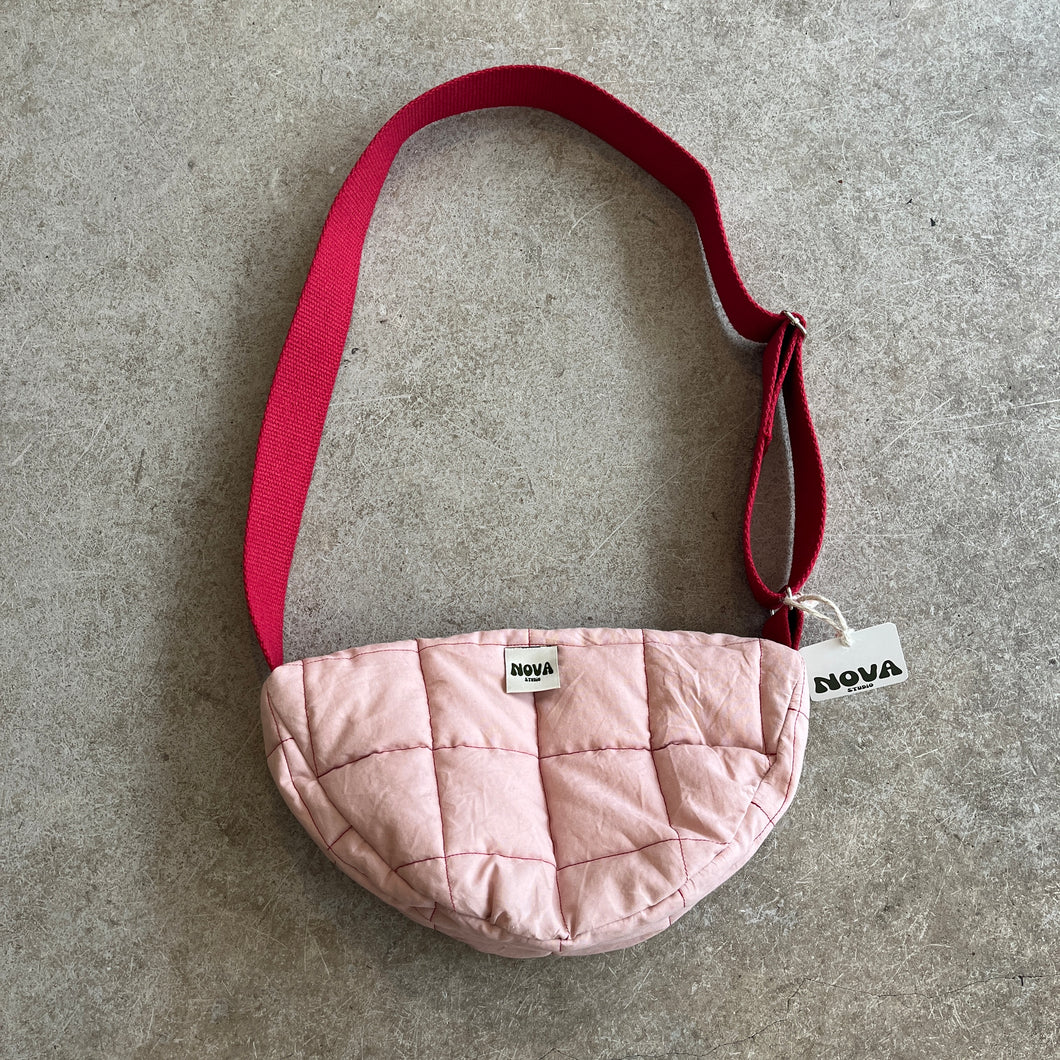 Nova Studio - Quilted Cross Body Bag In Pink