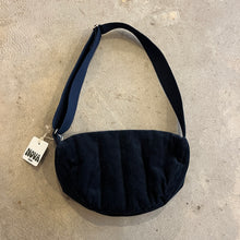 Load image into Gallery viewer, Nova Studio - Quilted Cross Body Bag in Navy Corduroy
