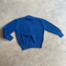 Load image into Gallery viewer, Charl Knitwear - Mellis Cotton Cardigan In Cobalt Blue
