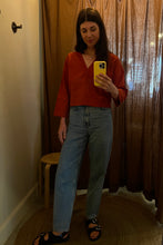 Load image into Gallery viewer, Atwin The Label - The Reversible Top In Paprika Ramie Linen
