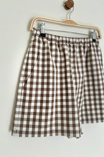 Load image into Gallery viewer, Atwin The Label - The Shorts In Brown Gingham Cotton
