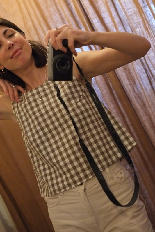 Atwin The Label - The Summer Tank Top In Gingham