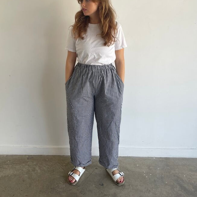 Love & Squalor - Black Gingham Tamara Trousers