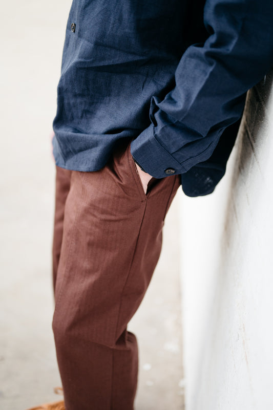 Atwin The Label - The Oversized Shirt In Navy