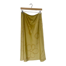 Load image into Gallery viewer, Aff&amp;Jam - Abstract Satin Skirt In Lime Green
