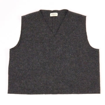 Dark gray fabric swatch on a white background