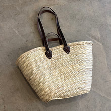 Load image into Gallery viewer, Moroccan Woven Double Strap Basket
