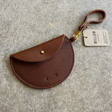 Load image into Gallery viewer, Willow Leather - Mini Moon Keyring Purse
