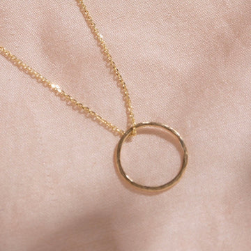 Studio Adorn - 9ct Gold Mini Open Circle Necklace