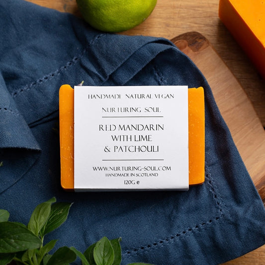 Nurturing Soul - Red Mandarin With Lime And Patchouli Soap