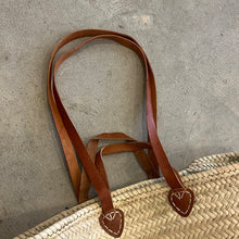 Load image into Gallery viewer, Moroccan Woven Double Strap Basket
