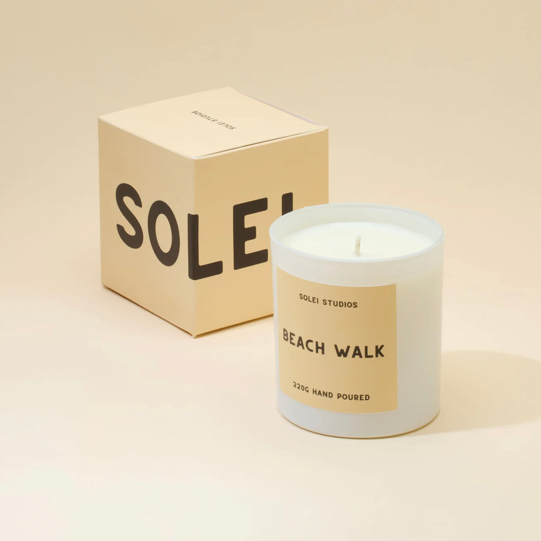 Solei Studios - Beach Walk Fragrance Candle