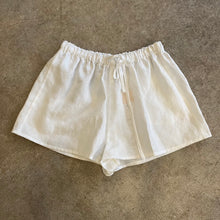 Load image into Gallery viewer, Crop Clothing - White Linen Shorts

