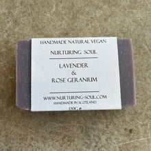 Load image into Gallery viewer, Nurturing Soul - Lavender And Rose Geranium Soap
