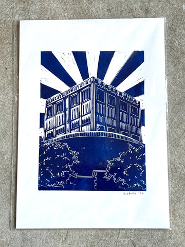 Bosanko Prints - Norwich Castle Lino Print