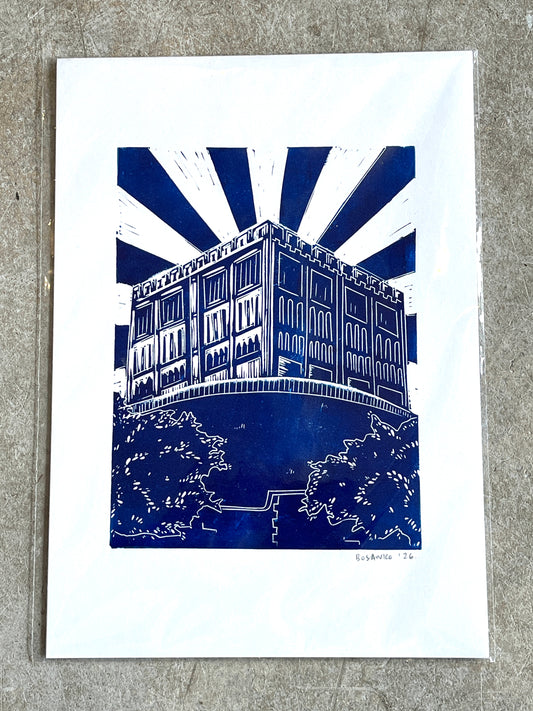 Bosanko Prints - Norwich Castle Lino Print