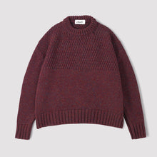 Load image into Gallery viewer, Plum coloured jumper on a white background 
