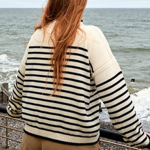 Load image into Gallery viewer, Charl Knitwear - Rigata Cotton Jumper In Venetian Stripe
