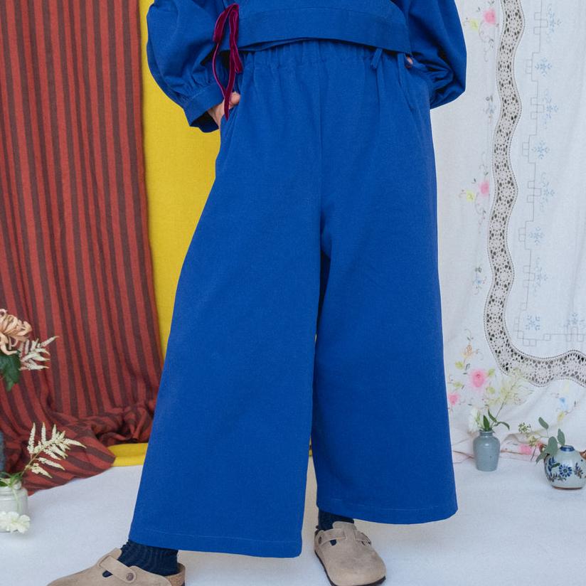 Tapuh - Rebecca Trousers In Cornflower Twill