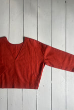 Load image into Gallery viewer, Atwin The Label - The Reversible Top In Paprika Ramie Linen
