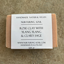 Load image into Gallery viewer, Nurturing Soul - Rose Clay With Ylang Ylang And Clary Sage Soap
