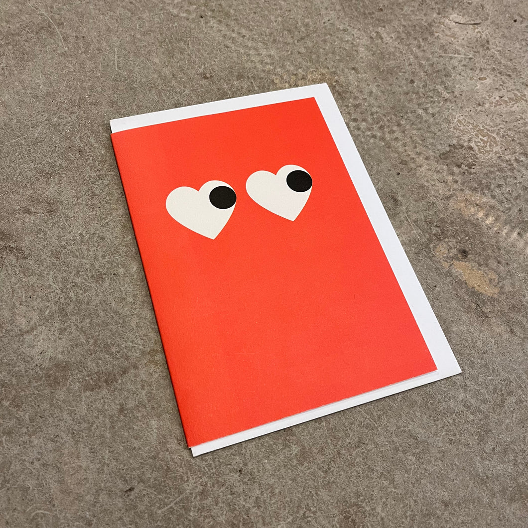 Graphic Factory - Heart Eyes Greeting Card