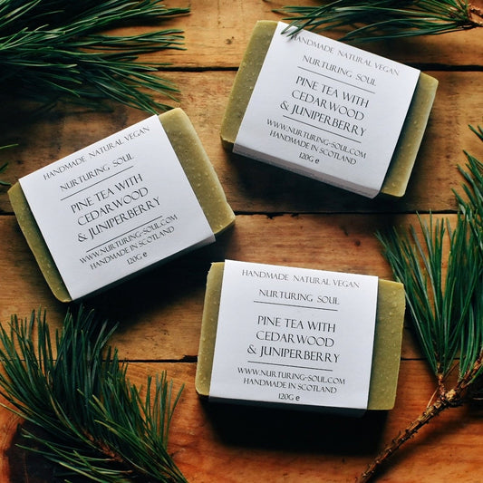 Nurturing Soul - Pine Tea Soap With Cedarwood And Juniperberry