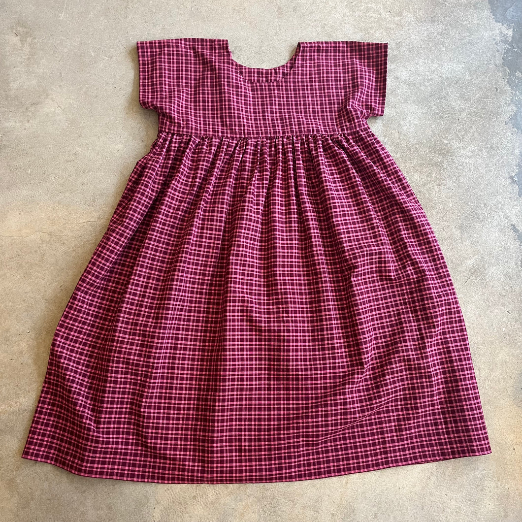 House Of Flint - The Swing Dress Pink Check